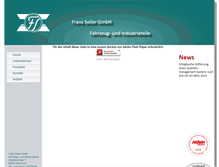 Tablet Screenshot of franzseiler.de